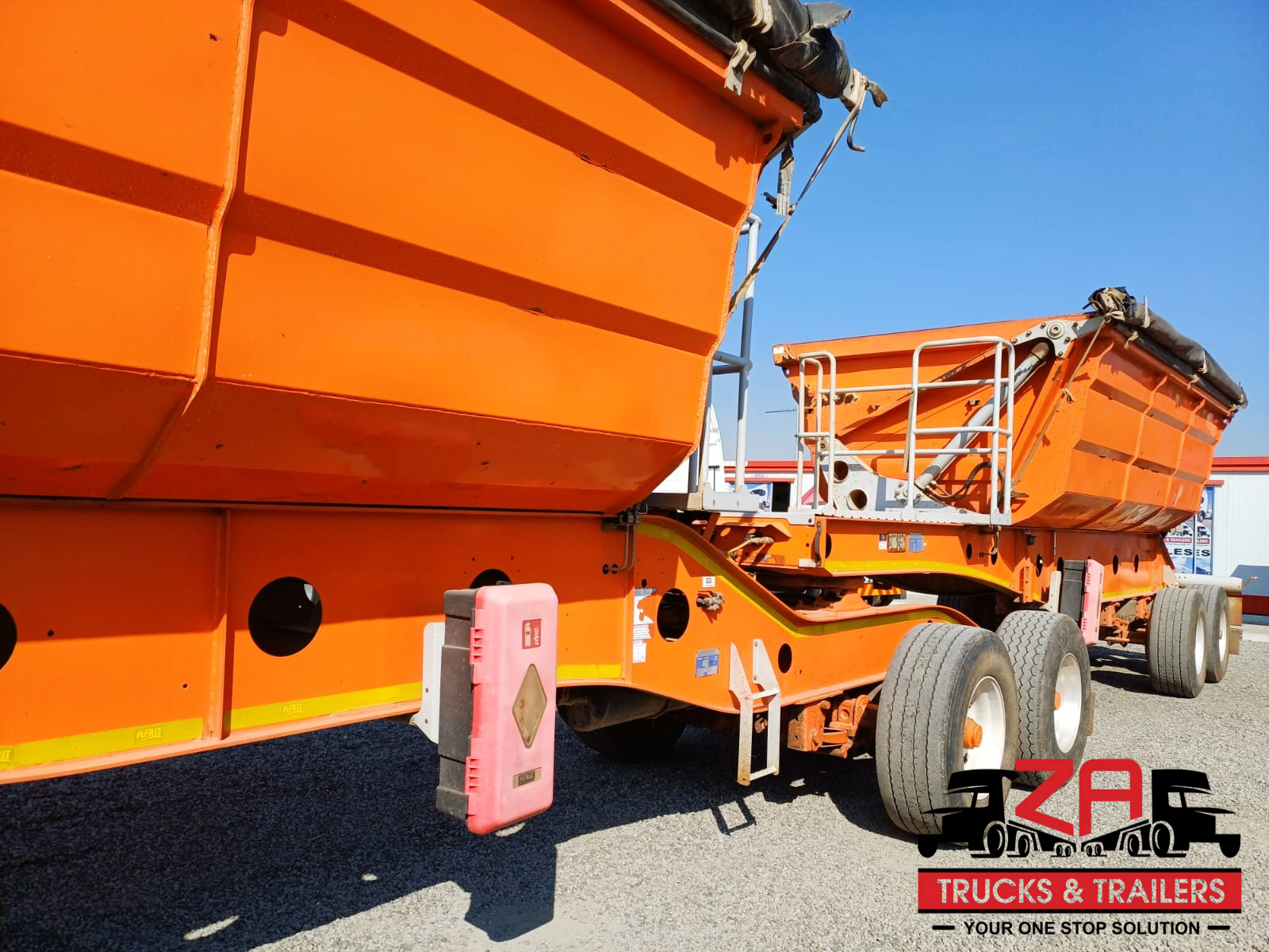 2021 AFRIT 25 CUBE SIDE TIPPER TRAILER #53107